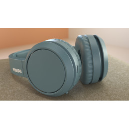 Philips 4000 series TAH4205BL 00 kuulokkeet ja kuulokemikrofoni Langaton Pääpanta Puhelut Musiikki USB Type-C Bluetooth Sininen