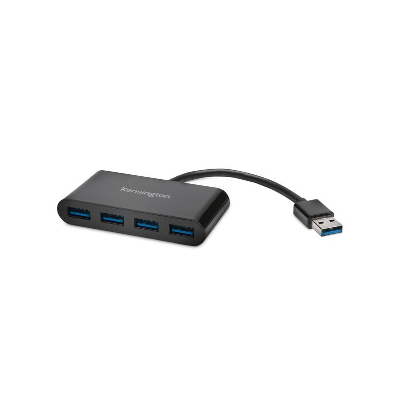 Kensington UH4000 USB 3.2 Gen 1 (3.1 Gen 1) Type-A 5000 Mbit s Musta