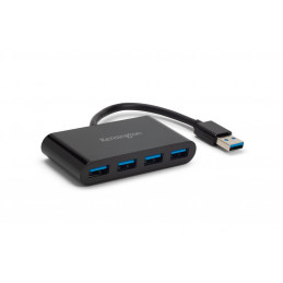 Kensington UH4000 USB 3.2 Gen 1 (3.1 Gen 1) Type-A 5000 Mbit s Musta