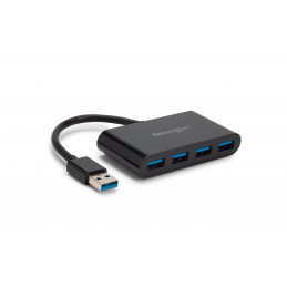 Kensington UH4000 USB 3.2 Gen 1 (3.1 Gen 1) Type-A 5000 Mbit s Musta