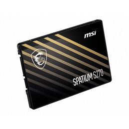 MSI SPATIUM S270 SATA 2.5 240GB SSD-massamuisti 2.5" Serial ATA III 3D NAND