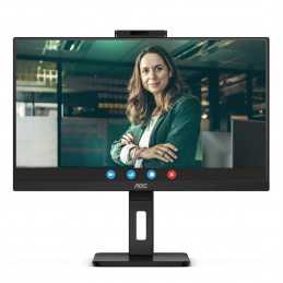AOC 24P3CW tietokoneen litteä näyttö 60,5 cm (23.8") 1920 x 1080 pikseliä Full HD LED Musta