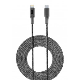 Cellularline Long Cable 2,5 m Musta