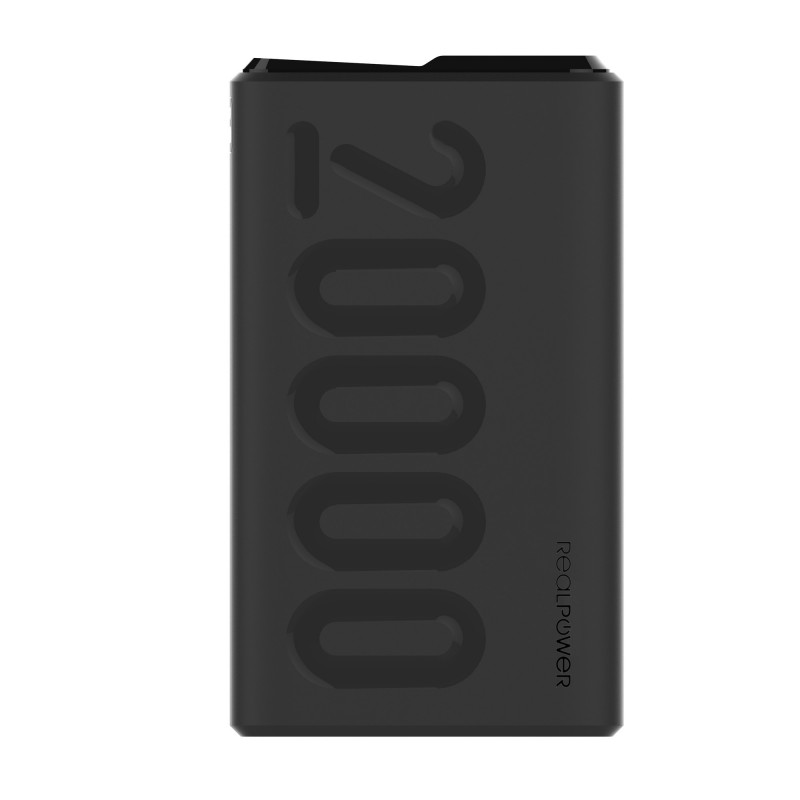 RealPower PB-20000PD+ 20000 mAh Musta