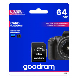 Goodram S1A0 64 GB SDXC UHS-I Luokka 10