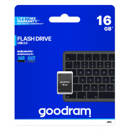 Goodram UPI2 USB-muisti 16 GB USB A-tyyppi 2.0 Musta