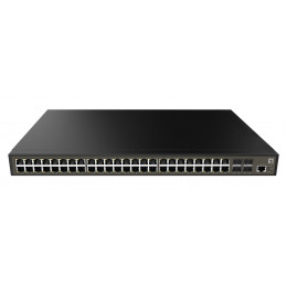 LevelOne GEL-5271 verkkokytkin Hallittu L2+ Gigabit Ethernet (10 100 1000) 1U Musta