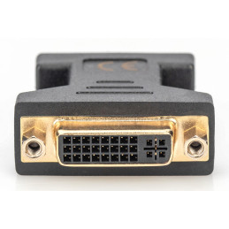 Digitus AK-320505-000-S kaapelin sukupuolenvaihtaja DVI-I, (24+5), jack D-Sub Musta