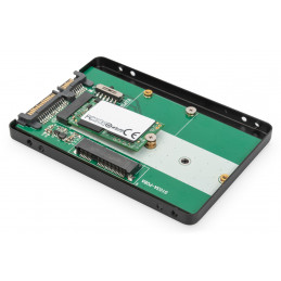 Digitus DA-71118 tallennusaseman kotelo SSD-kotelo Musta 2.5"