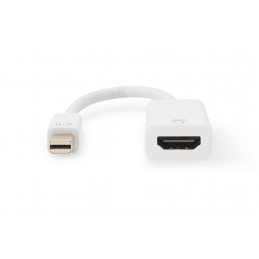 Digitus AK-340416-002-W videokaapeli-adapteri 0,2 m Mini DisplayPort HDMI-tyyppi A (vakio) Valkoinen