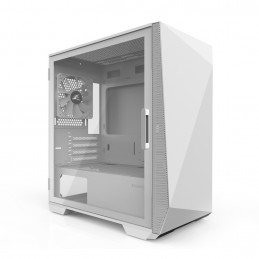 Zalman Z1 Iceberg White - mATX Mid Tower PC Case Pre-installed fan 2 x 120mm in Mini Tower Valkoinen