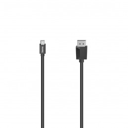 Hama 00200710 DisplayPort-kaapeli 1,5 m Mini DisplayPort Musta