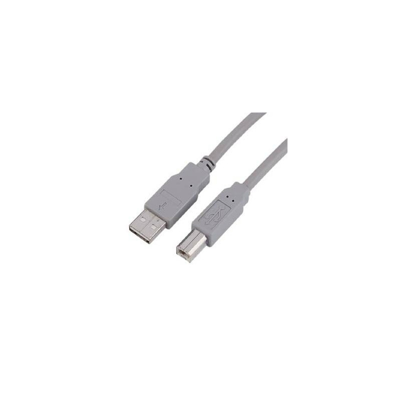 Hama USB Connection Cable A-Plug - B-Plug, grey, 1.8 m USB-kaapeli 1,8 m USB A USB B Harmaa