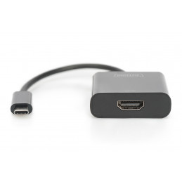 Digitus DA-70852 keskitin USB 3.2 Gen 1 (3.1 Gen 1) Type-C Musta