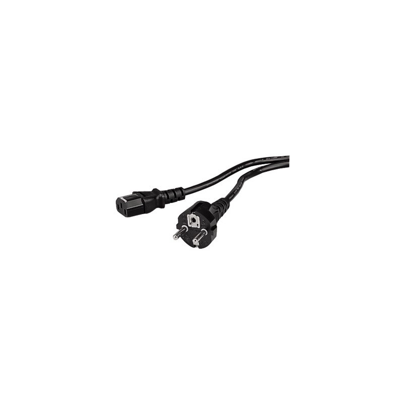 Hama Universal Mains Cable, 1.5 m, Black Musta 1,5 m