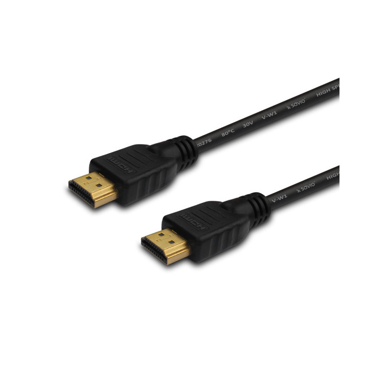 Savio CL-37 HDMI-kaapeli 1 m HDMI-tyyppi A (vakio) Musta