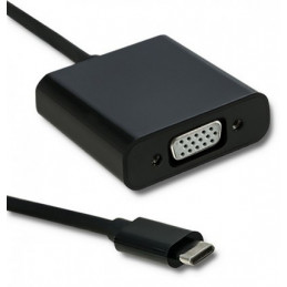 Qoltec 50376 USB grafiikka-adapteri Musta