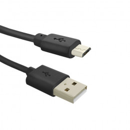 Qoltec USB-A - Micro USB-B 1 m USB-kaapeli USB 2.0 USB A Micro-USB B Musta