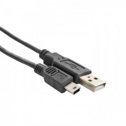 Qoltec 52327 USB-kaapeli 1,8 m USB 2.0 USB A Mini-USB B Musta