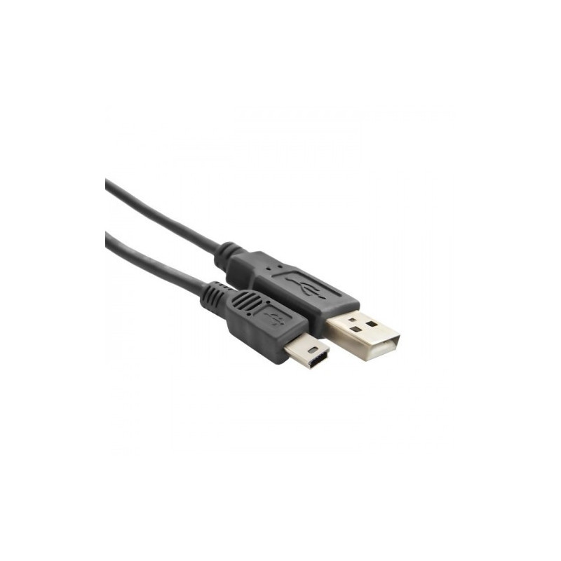 Qoltec 52327 USB-kaapeli 1,8 m USB 2.0 USB A Mini-USB B Musta