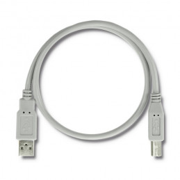 Qoltec 50394 USB-kaapeli 0,5 m USB 2.0 USB A USB B Harmaa