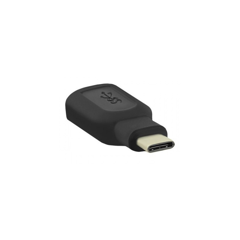 Qoltec USB 3.1 C - USB 3.0 A Musta