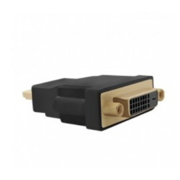 Qoltec 50515 kaapelin sukupuolenvaihtaja HDMI A DVI (24+1) Musta