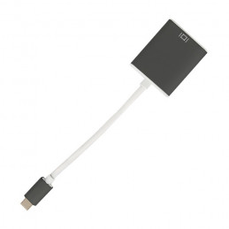 Qoltec 50427 USB grafiikka-adapteri Musta, Valkoinen