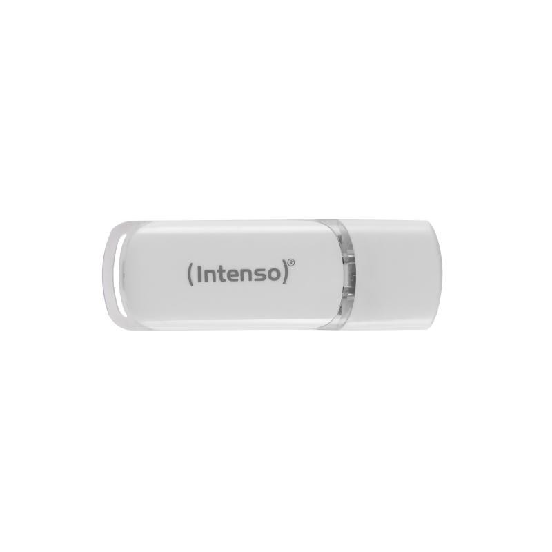 Intenso Flash Line USB-muisti 64 GB USB Type-C 3.2 Gen 1 (3.1 Gen 1) Valkoinen