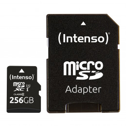 Intenso microSD 256GB UHS-I Perf CL10| Performance Luokka 10