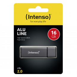Intenso Alu Line USB-muisti 16 GB USB A-tyyppi 2.0 Antrasiitti