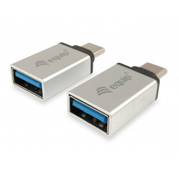 Equip 133473 kaapelin sukupuolenvaihtaja USB Type C USB Type A Hopea