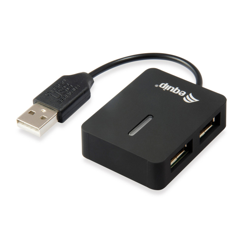 Equip 128952 keskitin USB 2.0 480 Mbit s Musta