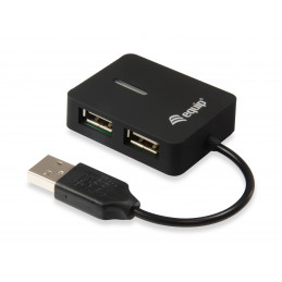 Equip 128952 keskitin USB 2.0 480 Mbit s Musta