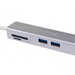 Equip 133480 keskitin USB 3.2 Gen 1 (3.1 Gen 1) Type-C 5000 Mbit s Hopea