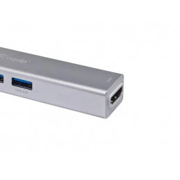 Equip 133480 keskitin USB 3.2 Gen 1 (3.1 Gen 1) Type-C 5000 Mbit s Hopea