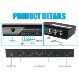 Equip 332726 videokytkin HDMI