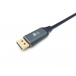 Equip 133421 videokaapeli-adapteri 1 m USB Type-C DisplayPort Harmaa