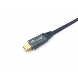 Equip 133421 videokaapeli-adapteri 1 m USB Type-C DisplayPort Harmaa