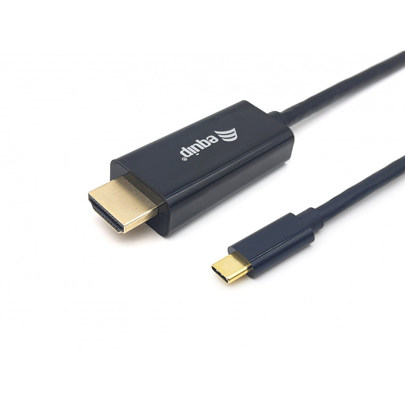 Equip 133413 videokaapeli-adapteri 3 m USB Type-C HDMI-tyyppi A (vakio) Musta