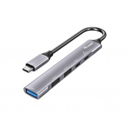 Equip 128962 keskitin USB 3.2 Gen 1 (3.1 Gen 1) Type-C 5000 Mbit s Hopea