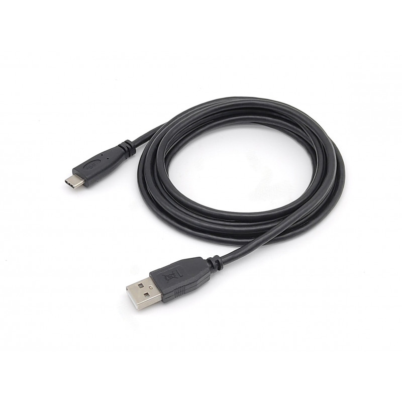 Equip 128885 USB-kaapeli 2 m USB 2.0 USB A USB C Musta