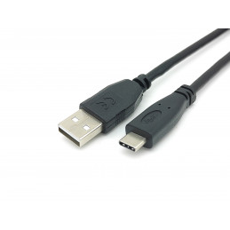 Equip 128885 USB-kaapeli 2 m USB 2.0 USB A USB C Musta