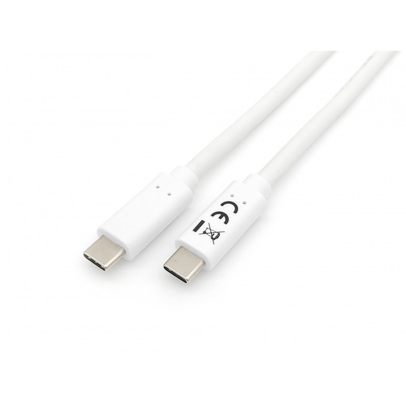 Equip 128362 USB-kaapeli 2 m USB 3.2 Gen 1 (3.1 Gen 1) USB C Valkoinen