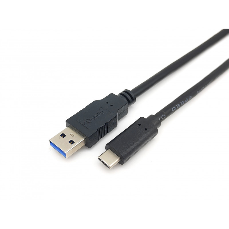 Equip 128344 USB-kaapeli 2 m USB 3.2 Gen 1 (3.1 Gen 1) USB A USB C Musta