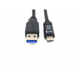 Equip 128344 USB-kaapeli 2 m USB 3.2 Gen 1 (3.1 Gen 1) USB A USB C Musta