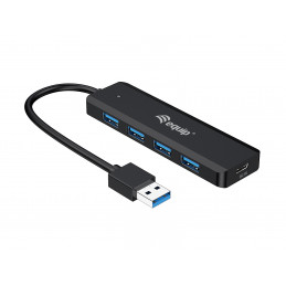 Equip 128959 keskitin USB 3.2 Gen 1 (3.1 Gen 1) Type-A 5000 Mbit s Musta