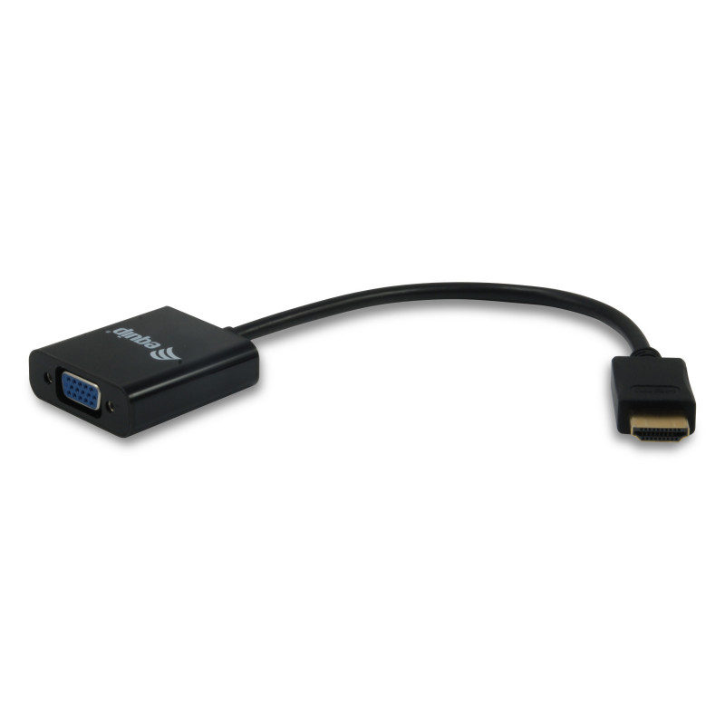 Equip 11903607 videokaapeli-adapteri VGA (D-Sub) HDMI-tyyppi A (vakio) Musta