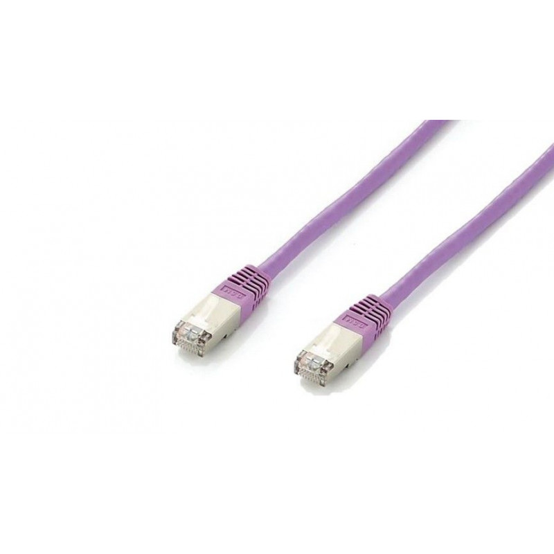 Equip 605650 verkkokaapeli Purppura 1 m Cat6a S FTP (S-STP)