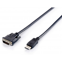 Equip 119336 videokaapeli-adapteri 2 m DisplayPort DVI-D Musta